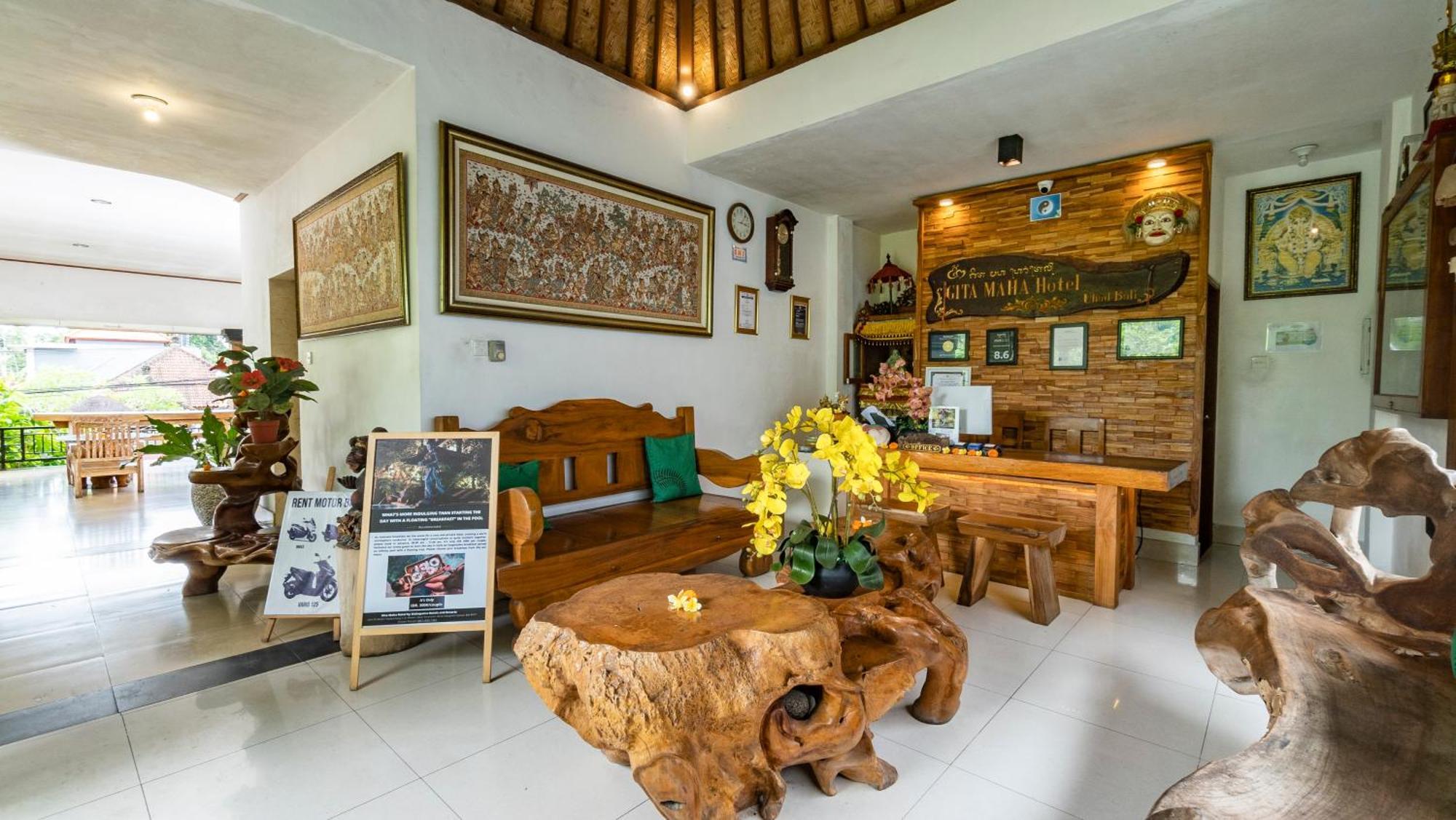 Gita Maha Ubud Hotel By Mahaputra-Chse Certified Exterior foto